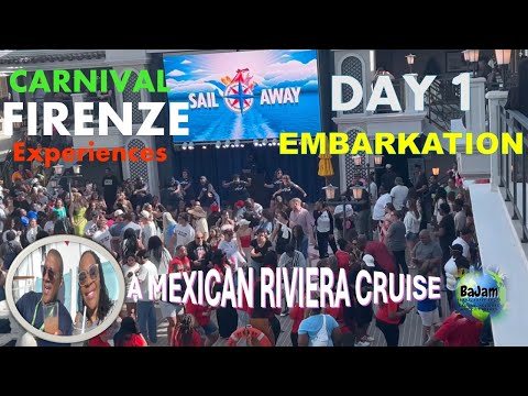 Thumbnail for Carnival FIRENZE Experiences | CRUISE Vlog DAY 1 - EMBARKATION #mexicanriviera #cruise #firenze