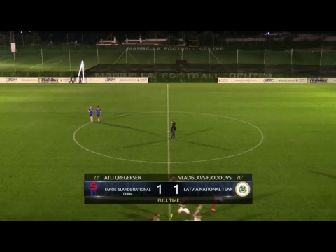 FSF Varpið: A-Landslið menn venjingardystur Føroyar - Lettland