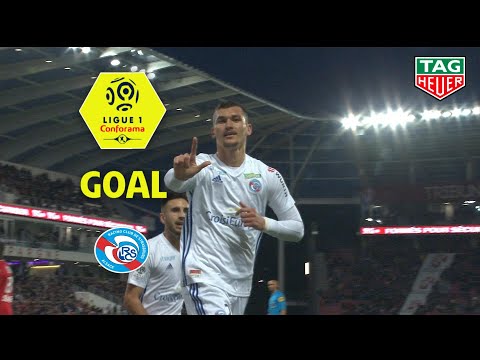 Goal Ludovic AJORQUE (68') / Dijon FCO - RC Strasbourg Alsace (2-1) (DFCO-RCSA) / 2018-19