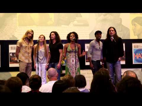 Sasha Allen and cast sing 