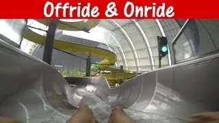 preview picture of video 'Tropical Islands - Gelbe Rutsche / Yellow Slide - Offride & Onride - Full HD'