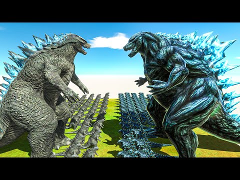 Legendary Godzilla War - Growing Godzilla 2014 VS Godzilla Earth Size Comparison