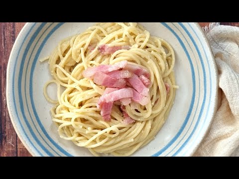 PASTA ALLA CARBONARA IN 10 MINUTI