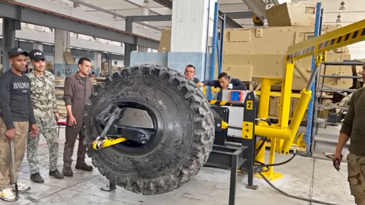 GMR-023 Run Flat Changer Machine | Werkplaatsbewerkingen voor gepantserde voertuigen | GM Defensief