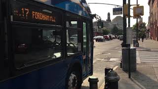 MTA NYC Bus 2017 New Flyer XN40 #734 Bx17