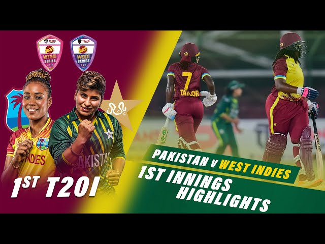 1st Innings Highlights | Pakistan Women vs West Indies Women | 1st T20I 2024 | PCB | M2F2U