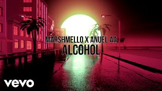 Kadr z teledysku Alcohol tekst piosenki Marshmello & Anuel AA
