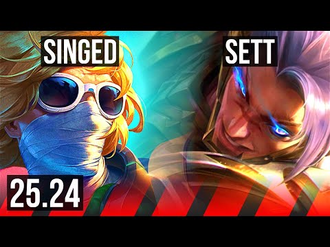 SINGED vs SETT (TOP) | NA Master | 25.24