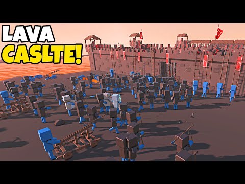 Siege of the Fire King's CASTLE WALLS! - Ancient Warfare 3: Battle Simulator