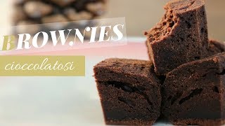 I miei brownies cioccolatosi, dolcetti da regalare!