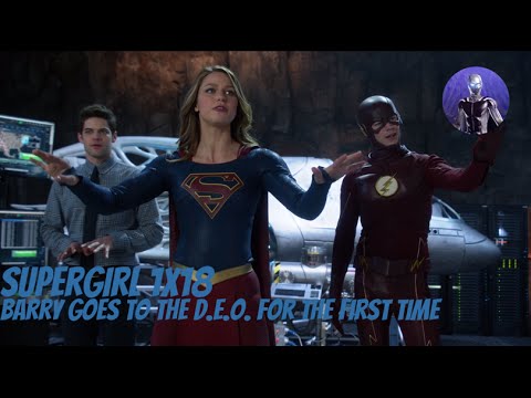 Supergirl 1x18 - Barry goes to the D.E.O. for the first time