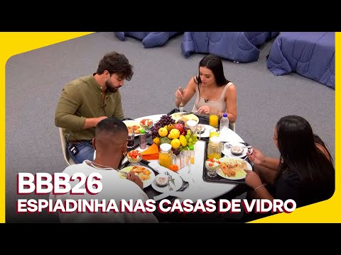 BBB26 no Globoplay | Espiadinha nas Casas de Vidro