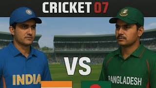 India 🇮🇳 vs Bangladesh 🇧🇩 — Asia Cup 2025: Chased 34 in 2.5 Overs! 🔥 | EA Sports Cricket 07 (PS2)