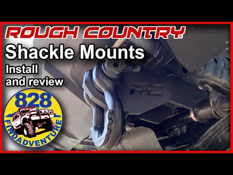Rough Country Shackle Mounts Toyota Tundra install and review