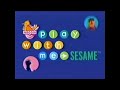 Play With Me Sesame Episode December 2003 2