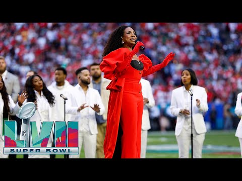 "Lift Every Voice and Sing" Performed by Sheryl Lee Ralph at Super Bowl LVII