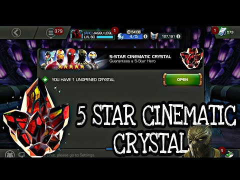 5 Star Cinematic Crystal Opening | Mcoc