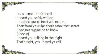 Gordon Lightfoot - Talking in Your Sleep Lyrics