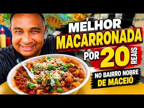 ACHEI A MELHOR MACARRONADA POR APENAS R$ 20 EM MACEIÓ