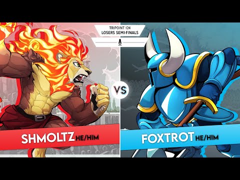 Tripoint 124 - Losers Semi-Finals - Shmoltz (Shovel Knight/Zetterburn) Vs Foxtrot (Shovel Knight)
