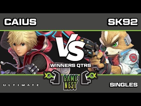 Game Nest Smash It Up: Godkiller Caius (Shulk) vs SK92 (Wolf/Fox) - Winners Qtrs