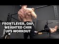 ADVANCED PULL WORKOUT || SKILLS & WEIGHTED CALISTHENICS
