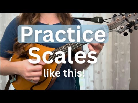 How to practice scales on the mandolin! | My favorite exercise to get better at playing scales