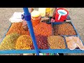 Young Boy Selling Tasty Chana Chaat Masala Indian Street Food