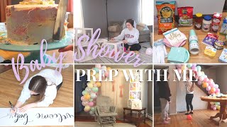 BABY SHOWER PREP WITH ME! Pastel Gender Neutral Baby Shower