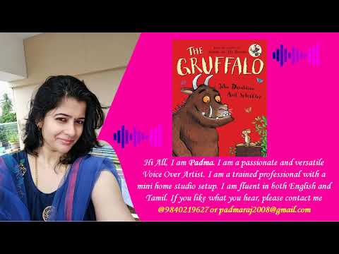 Padma Harikrishnan Voice Over English - Audiobook (The Gruffalo)