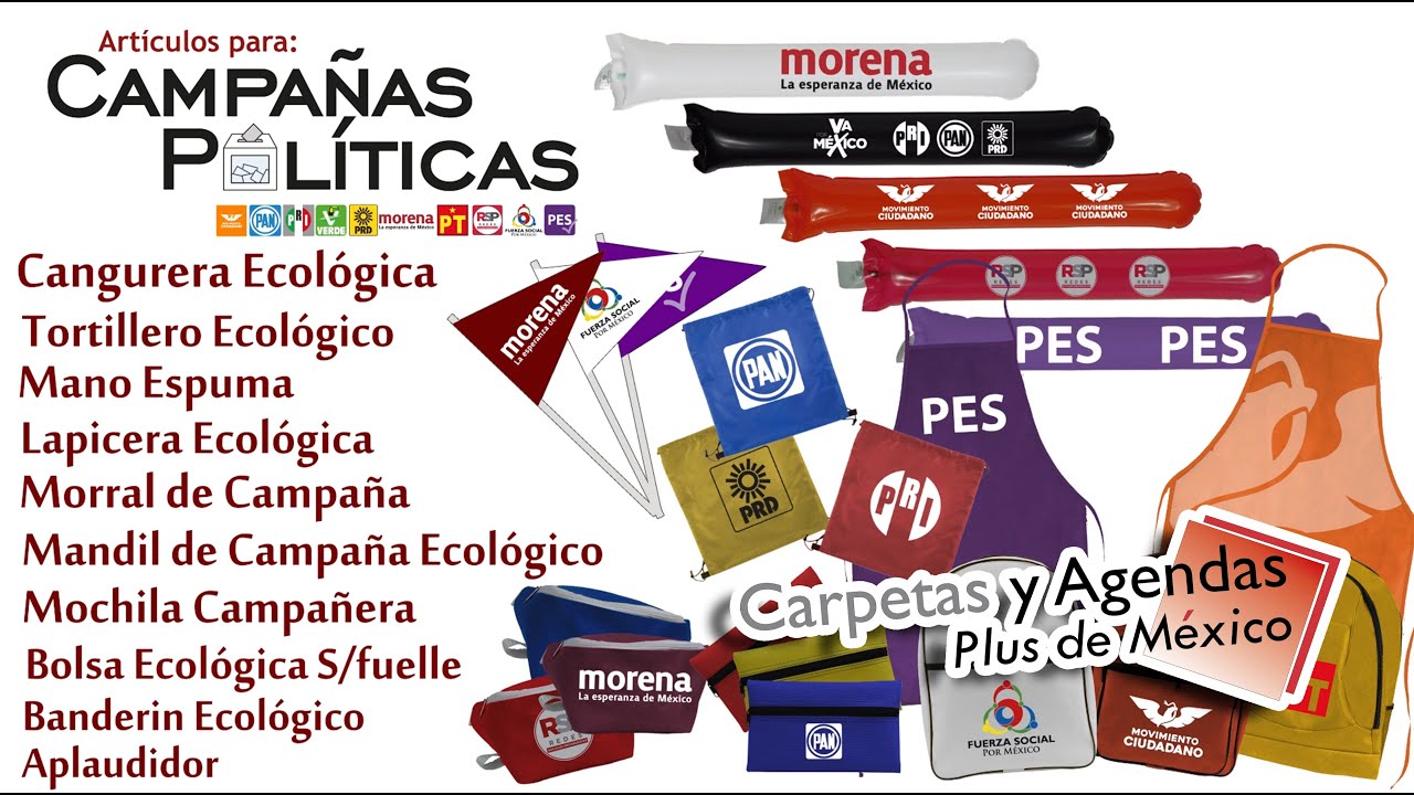 Artículos Campañas Políticas México 2021