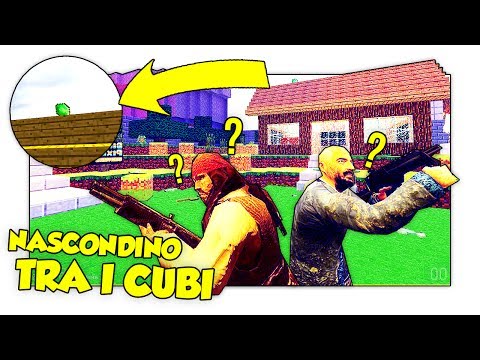 Gmod ITA - NASCONDINO NEI PASSAGGI SEGRETI IN MINECRAFT! w/ Two Players One Console