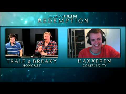 DreamHoN Redemption Grand Finals Pregame Interview - [coL]Haxxeren