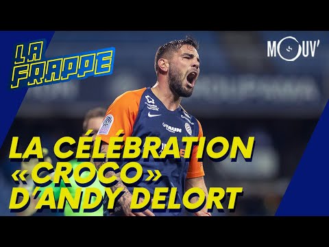 La célébration "croco" d'Andy Delort
