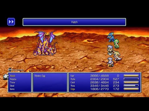 FINAL FANTASY IV How to spawn a yellow dragon