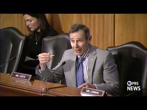 WATCH: Sen. Curtis questions Rubio in his 1st hearing since Iran war