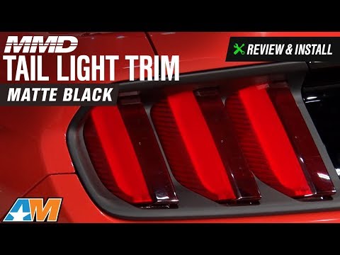 2015-2017 Mustang MMD Tail Light Trim - Matte Black Review & Install