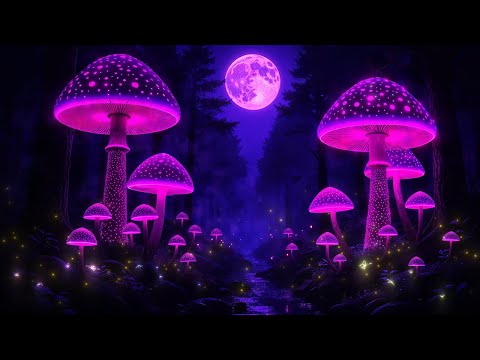 (No ADS) Mushroom Music • Sleep Instantly in Under 5 MINUTES • Eliminate Subconscious Negativity