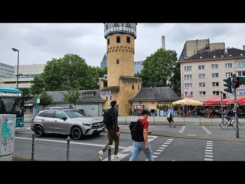 FRANKFURT/GERMANY/Walking  Around Frankfurt West/Bockenheimer Warte /July2024
