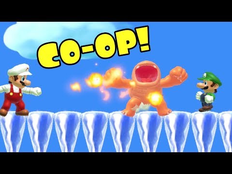 Super Mario Maker 2 🔧 Multiplayer Co-Op Together