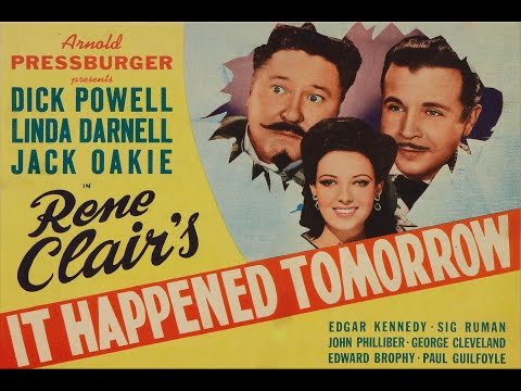 It Happened Tomorrow with Dick Powell 1944 - 1080p HD Film