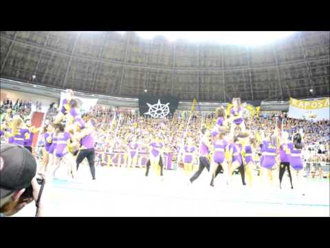 Helgas & Hagares Cheerleading C7   UFPR   Integra   Helgas & Hagares comemoram o tri no Engenharadas