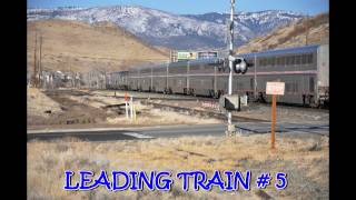 preview picture of video 'AMTRAK Heritage Unit #66 Leading Train 5 Through Lawton.'
