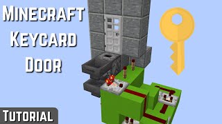 How to Build an EASY Keycard Door in Minecraft 1.19