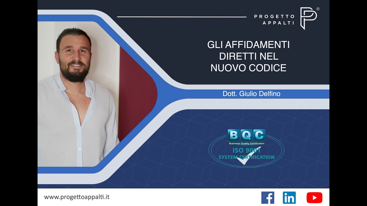 Gli affidamenti diretti nel nuovo Codice