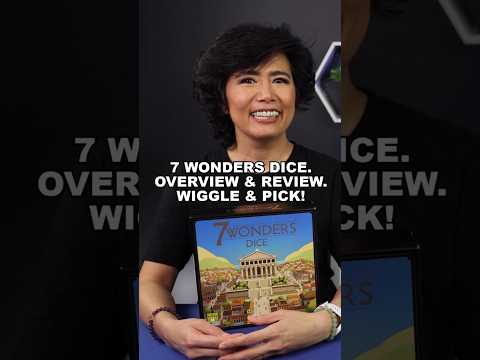 #7WondersDice a cozy dice drafting board game #boardgamereview