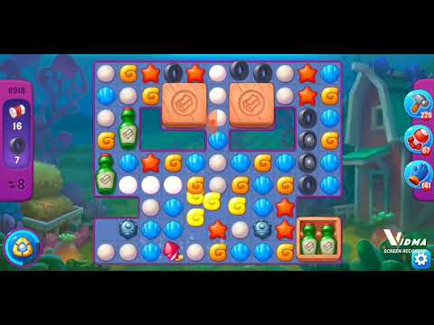 Fishdom. 8918 super hard level no boosters and diamonds. 15 moves