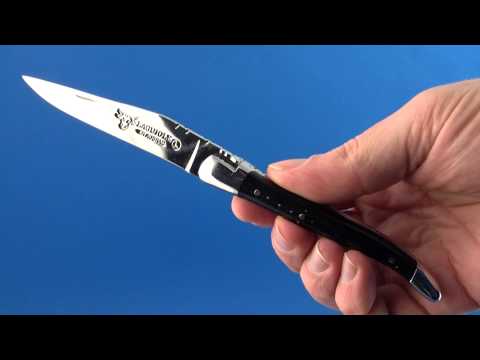 Laguiole en Aubrac Taschenmesser  Ebenholz - www.pizzini.at