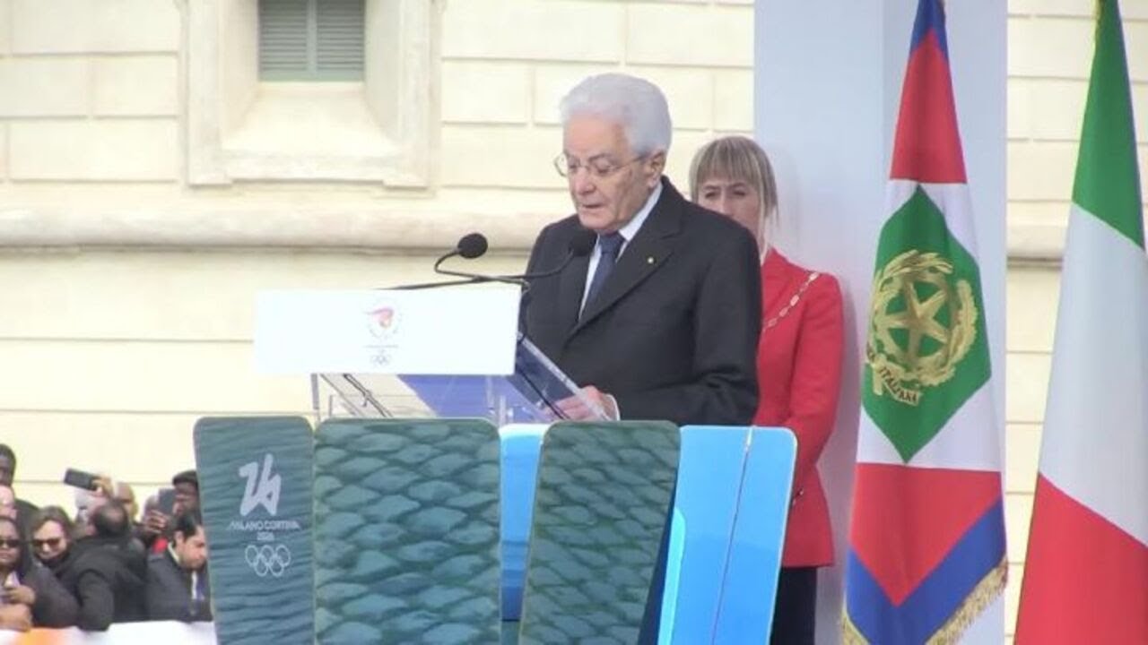 Milano Cortina 2026, Mattarella: "I giochi portino speranza e futuro nella nostra epoca"