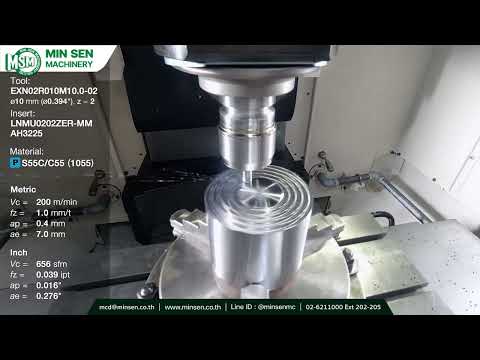 AddDoFeed - Small diameter high feed milling solution - จำหน่ายโดย MIN SEN